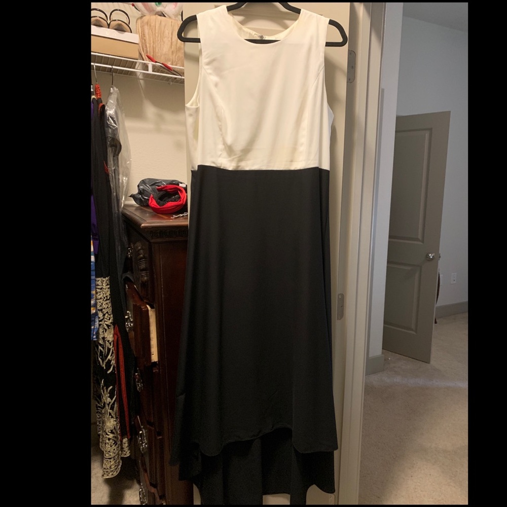 Neiman Marcus brand high/low dress